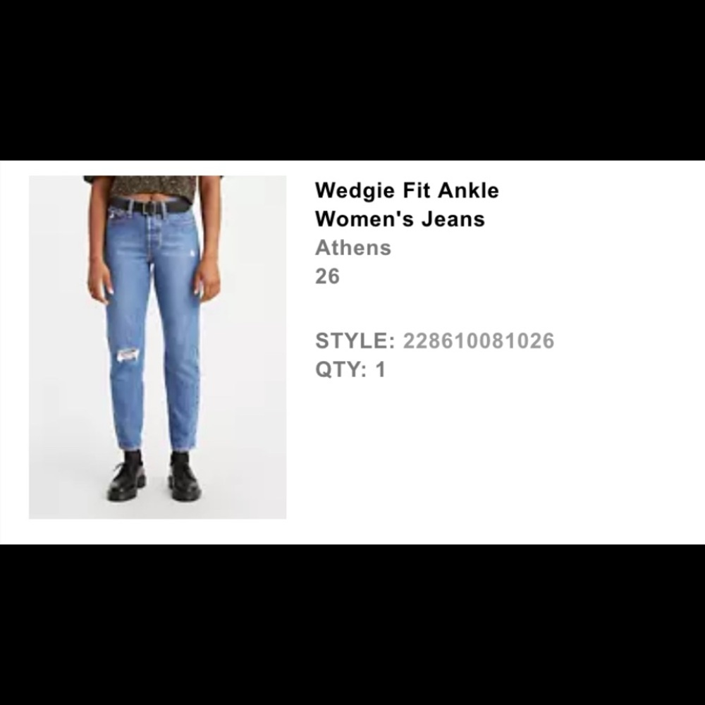 NWT Levi’s Wedgie Fit High Rise Jeans